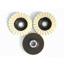 Wool Felt Flap Polishing Disc, Wool Polishing Wheel Disc Buffing Pad, Premium Felt Polishing Pads for Metal, Marble Stone, Furniture Car Wax