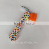 Small Flower Patterned Horse Hoof Pick With Brush/grooming/equestrian thumbnail-1