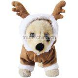 Suitable for Winter Polar Fleece White North Velvet Milu Deer Elk Shaped Two-legged Dog Clothes thumbnail-1