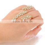 Novel New Design Ladies Gold Finger Ring thumbnail-2