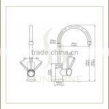 FT-A-19B Popular Stainless Steel Lead Free Kitchen Faucet thumbnail-3