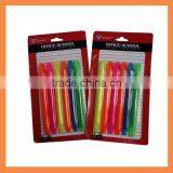 6pcs Fluorescent office and school suppliers stationery Mini Highlighters Set