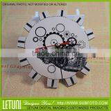 Home Wall Decoration Wheel Gear Wall Clock