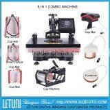 8 in 1 Combo Sublimation Heat Press Machine China