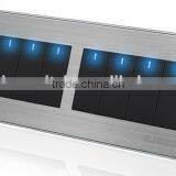 PC Material To Build the 8 Gang 1 Way Switch