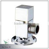 Polished Brass Material Two-way Angle Valve V011 thumbnail-1