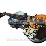 Tiger Painting Decorative Art Violin thumbnail-2