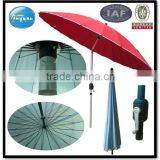 270cm 180G polyester 24K ribs outdoor garden beach umbrella with handle