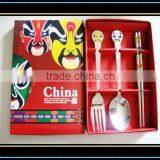 Beijing Opera Facial Masks Stainless Steel Gift Tableware thumbnail-1