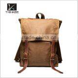 High Quality Wholesale New Design Hot Sale Brown Cheap Canvas Backpack Quality Choice