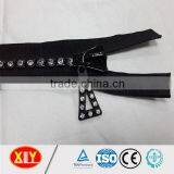 High Quality Reaonable Prices Plastic Diamond Zipper , Rhinestone Bag Zipper thumbnail-3