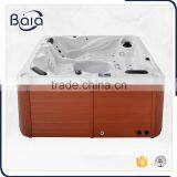 Luxury outdoor 5 people spa outdoor bathtub wood