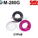 Rhythmic Gymnastics Rope- SASAKI M-280GCYPxB Cherry PinkxBlack thumbnail-1