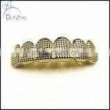 Mens Hip Hop Brass Top Teeth Grillz Jewelry thumbnail-2