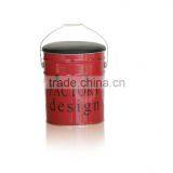 New Product Factory Round Colorful Metal Wholesale Storage Stool