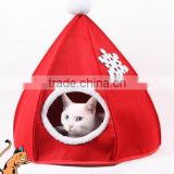 100% polyester felt warm and comfortable pet bed