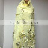 CSF0624 Fashionable Scarf Softextile Muslim Embroidery Scarf for Women thumbnail-6