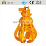 Tractor Excavator High Quality Orange Grab Bucket thumbnail-4