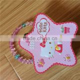 2015 arrival Metal tin with hinge for candy