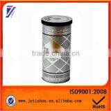 2014 Popular Round Packaging Bottle Luxury Perfume Tin Box