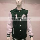 factory supply custom printing baseball jacket letterman jacket