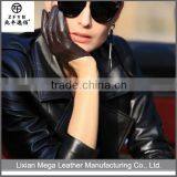 2016 High Quality Custom-made Female Short Leather Gloves