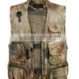 Custom Man Camo Fishing Vest