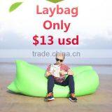 nylon fabric beach sofa air banana sleeping bag portable environmental inflatable sun lounger