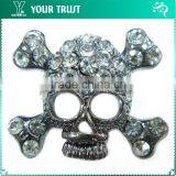 Ribbon Crystal Rhinesone Plating Silver Metal Pin Fashion Decorative Brooches thumbnail-5