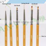 ANY Nail Art UV Gel Painting Black Metal Flat Nylon Hair Metal Nail Art Brush thumbnail-6