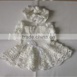 Baby Dress, Crochet Baby Dress, Girls' Crochet Dress