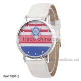 2016 Navy Blue Canvas Strap Wrist Watch thumbnail-2