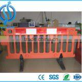 1.5 and 2 Meter Plastic Road Barrier for Road Works/Security Systems Road Traffic Safety Barrier thumbnail-6