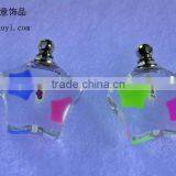 Factory Direct Sale Colorful Glowing Star Crystal Pendant for Mobile Phone Pendant Chain thumbnail-2
