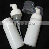 180ml Make up Water Use Foam Pump PET Plastic Bottle With Clear Cap