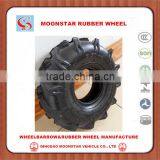 10 Inch Wheelbarrow Tire 350-4 thumbnail-1