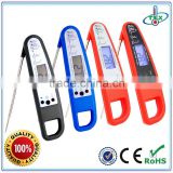 New fast folding foldable meat thermometer instant read, folding cooking thermometer, folded bbq thermometer
