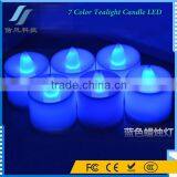 7 Color Battery Operated LED Tealight Candle LED Nightlight for Christmas Decoration thumbnail-4