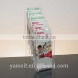 Hot selling factory price cardboard book holder acrylic magazine rack