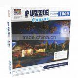 Paper Jigsaw Puzzle 1000pcs Customized Oilpainting Scene Patterns thumbnail-3