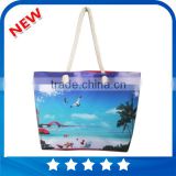 Newest wholesale fashion lady travel bag custom summer beach bag blue sky luggage travel bags