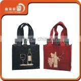 Custom High Quality Cheap Non Woven Wine Bag thumbnail-4
