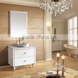 Hot sale single bowl modern bathroom cabinets in white WTS846