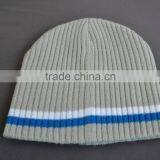 Acrylic Beanie Hat With Rubber Patch Logo thumbnail-3