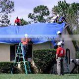 33 'x46' BLUE Polyethyle ROOFING CONTRACTORS HURRICANE TARPS FOR Temporary Roofing Tarps thumbnail-3
