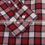 100%cotton One Side Brush Twill Check Fabric thumbnail-5