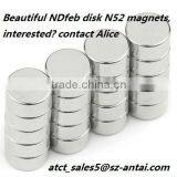 N35M Permanent NdFeB Disk Magnet for Generator