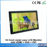 10 inch custom lcd displays with vga dvi 12v advertising display screens tft lcd monitor