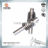Hardware manufacturer custom precision steel worm gear shaft stainless steel worm shaft