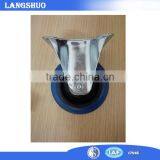 Qing Dao Lang Shuo Cheap Rubber Casters 4 Inch Locking Caster Wheels thumbnail-5